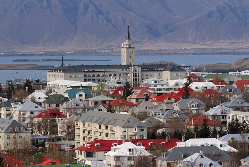 Reykjavík. North view on Reykjavík from the Perlan. Reykjavík. .