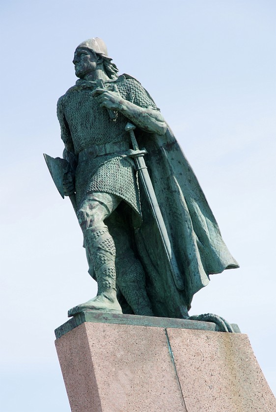 Reykjavík. Statue of Leifur Eiríksson. Reykjavík. .
