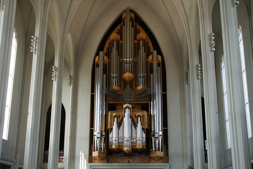 Reykjavík. Organ of the Hallgrímskirkja. Reykjavík. .