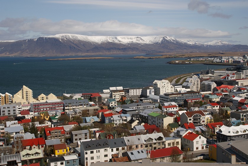 Reykjavík. North view from Hallgrímskirkja. Reykjavík. .