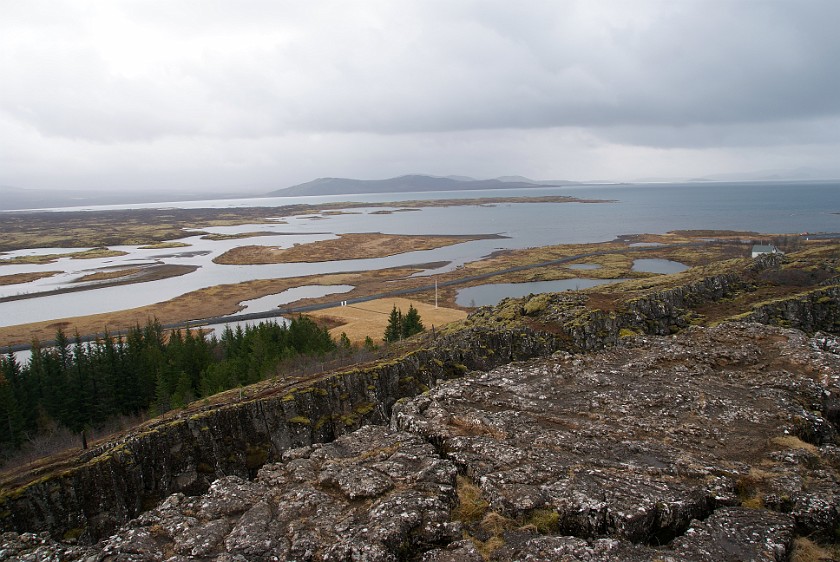 Þingvellir National Park. Þingvallavatn. near Reykjavík. .