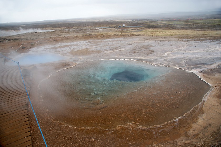Geysir. Hot spring. near Reykjavík. .
