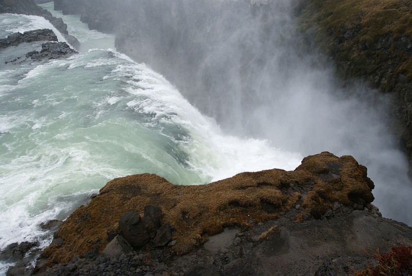 Gullfoss. Lower cascade. near Reykjavík. .