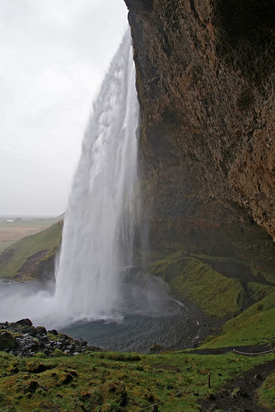 Along the Southern Highway 1. Seljalandsfoss . near Hvolsvöllur. .