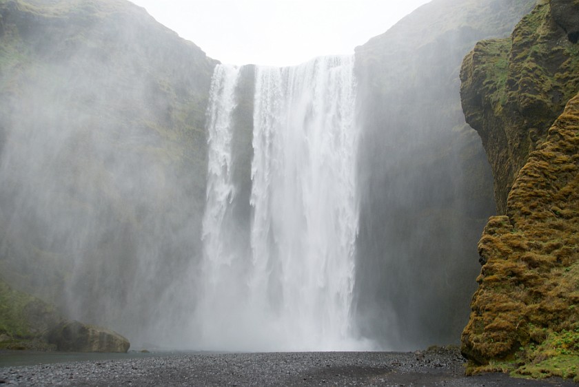 Along the Southern Highway 1. Skógafoss. Skógar. .