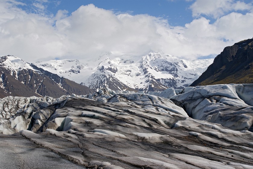 Tour on the Svinafellsjökull Glacier . Glacier. Skaftafell Nationalpark. .