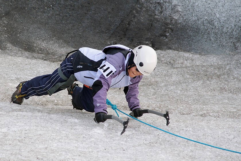 Tour on the Svinafellsjökull Glacier . Ice climbing. Skaftafell Nationalpark. .