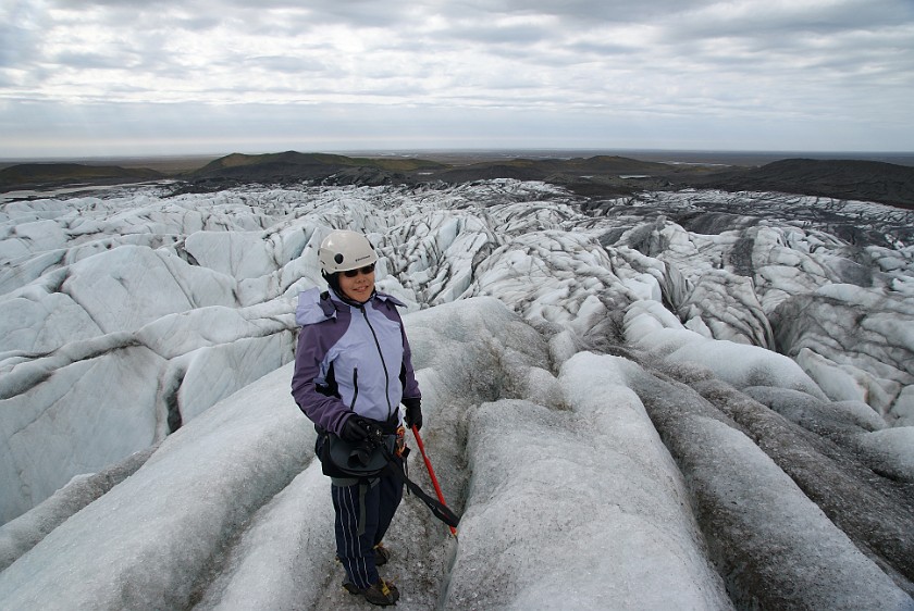 Tour on the Svinafellsjökull Glacier . Glacier. Skaftafell Nationalpark. .