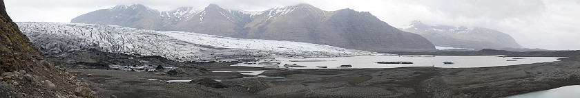 Skaftafellsjökull. Glacier. Skaftafell Nationalpark. .