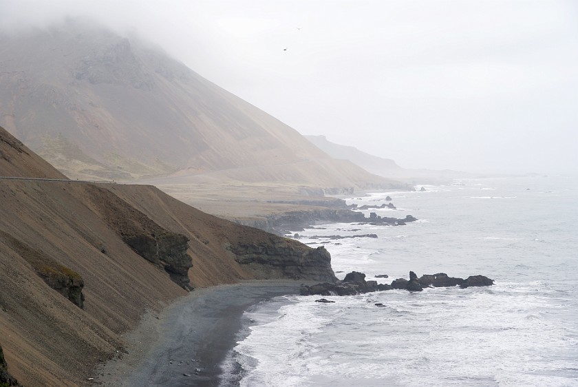 Seyðisfjörður. South-east Icelandic shore line. . .