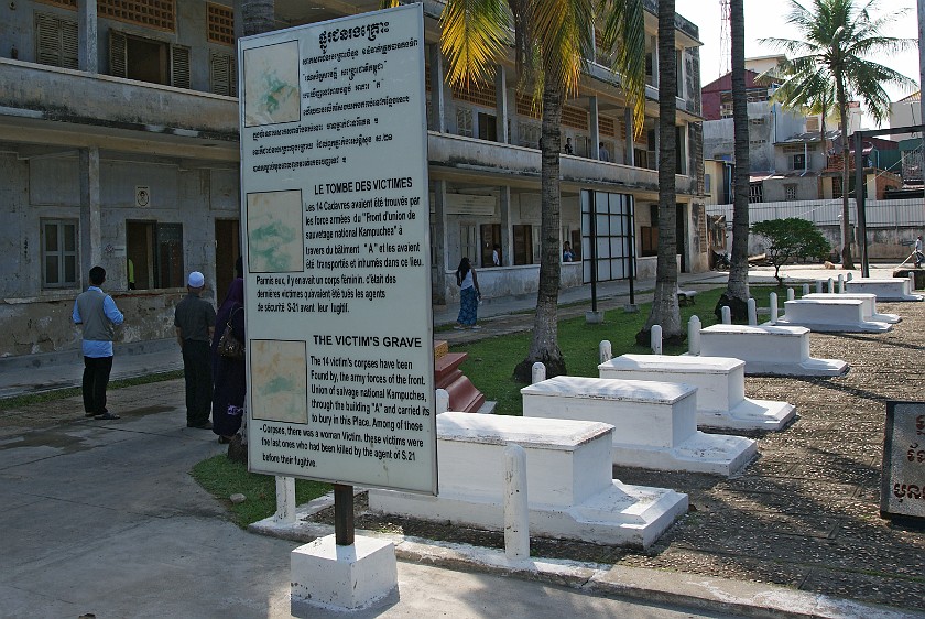 Tuol Sleng Museum. Victim's Graves. Phnom Penh. .
