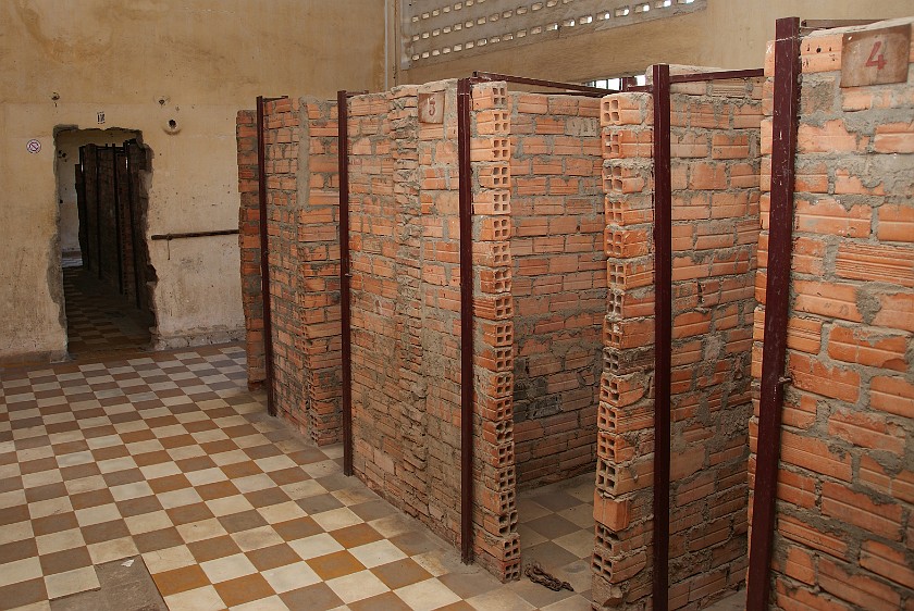 Tuol Sleng Museum. Prison Cells. Phnom Penh. .