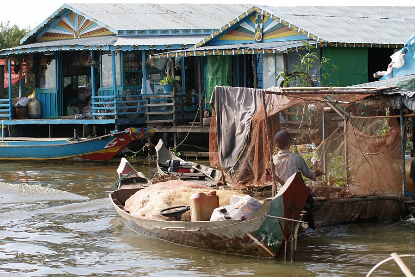 Floating Village of Chong Kneas. Fisherman. Chong Kneas. .