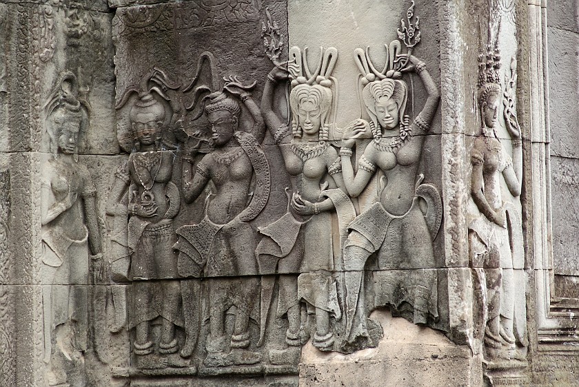 Angkor Wat. Relief. near Siem Reap. .
