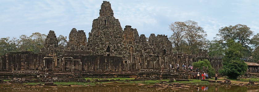 Bayon. View of the Structure. near Siem Reap. .