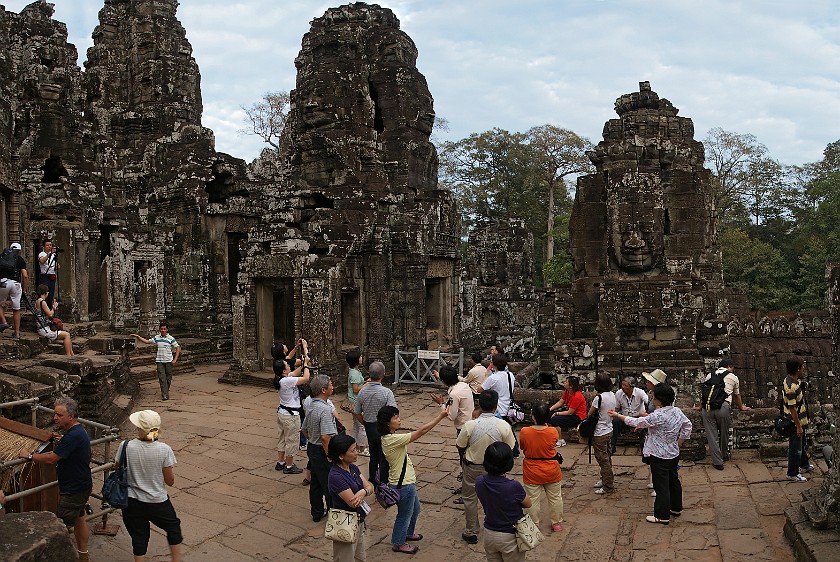 Bayon. Inside. near Siem Reap. .