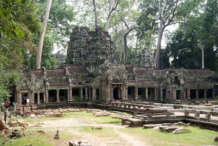 Ta Prohm. West Entrance. near Siem Reap. .