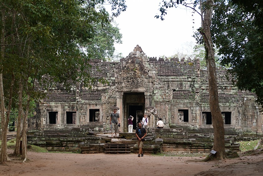 Preah Khan. West-Entrance. near Siem Reap. .