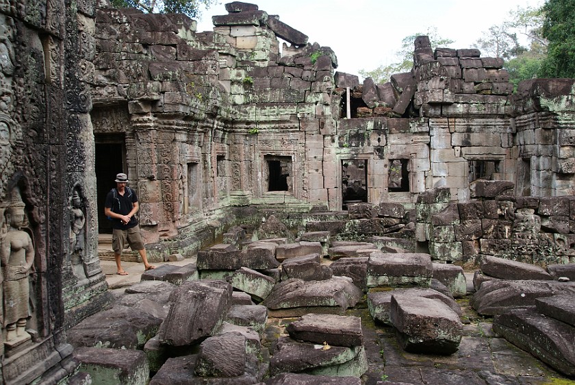 Preah Khan. Inner Court Yard. near Siem Reap. .