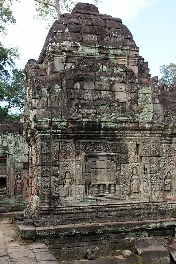 Preah Khan. Building with Reliefs. near Siem Reap. .