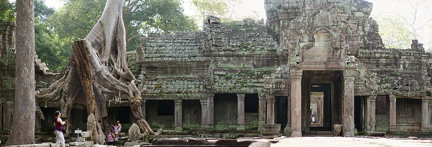 Preah Khan. East-Entrance. near Siem Reap. .