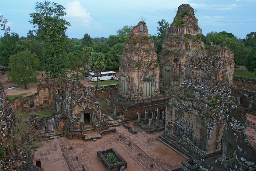 Pre Rup. View from the Central Tower. near Siem Reap. .