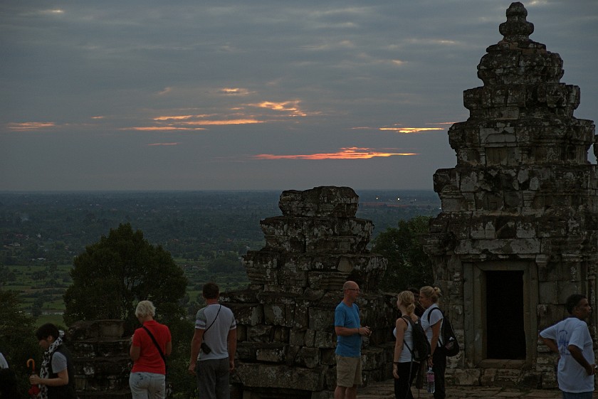 Angkor at Night. Phnom Bakheng. near Siem Reap. .