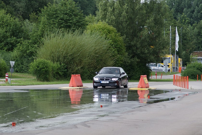 ADAC Driver Safety Training. Skid maneuver. Augsburg. .