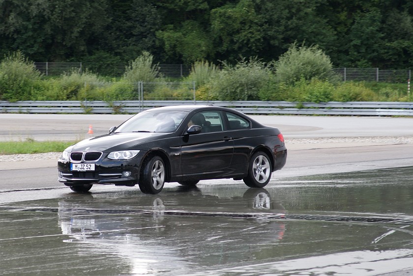 ADAC Driver Safety Training. Skid maneuver. Augsburg. .