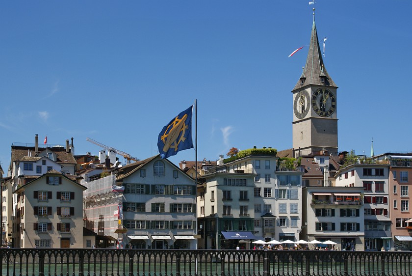 Zurich. St. Peter's Church. Zurich. .