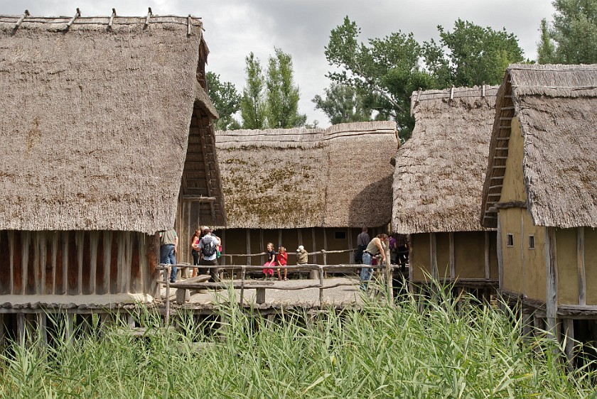Lake Dwelling Museum. Lake dwellings. Unteruhldingen. .