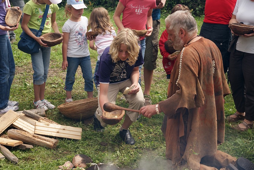 Lake Dwelling Museum. Ancient cooking. Unteruhldingen. .