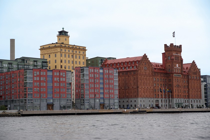 The City of Stockholm. View from Saltsjön. Stockholm. .