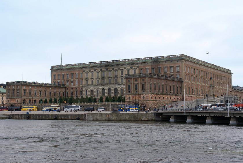 Royal Palace. Eastside of the Palace. Stockholm. .