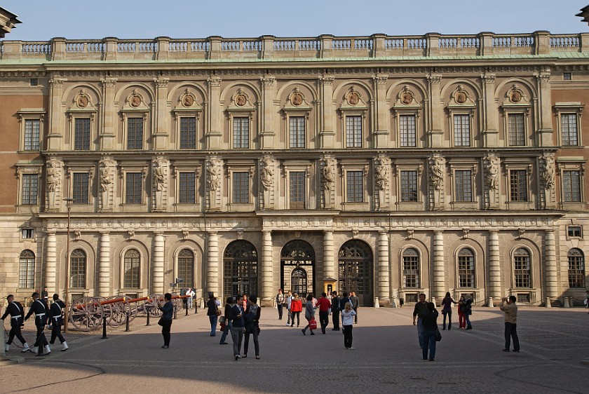 Royal Palace. Southside of the Palace. Stockholm. .