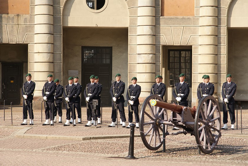 Royal Palace. Royal Guards. Stockholm. .