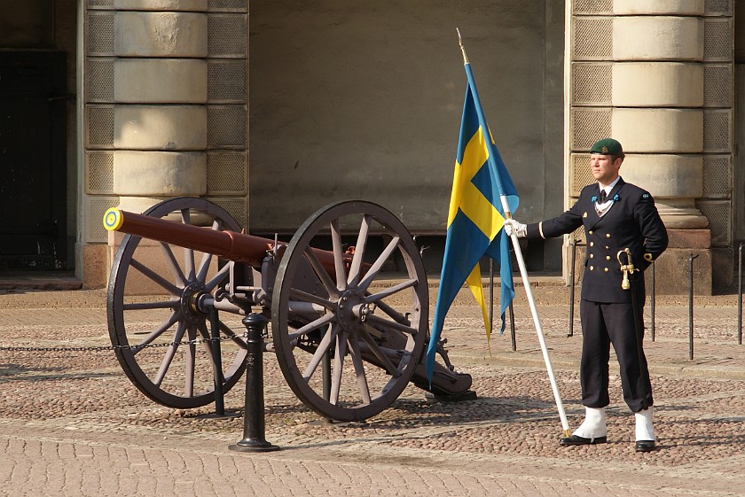 Royal Palace. Royal Guards. Stockholm. .