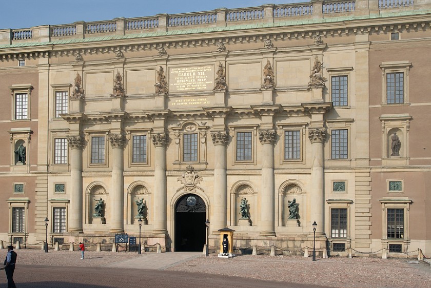 Royal Palace. Southside of the Palace. Stockholm. .