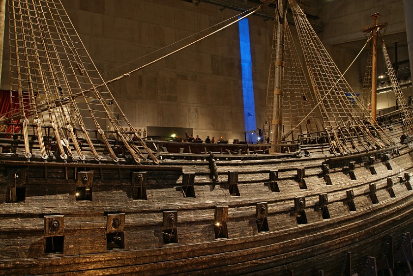 Vasa Museum. Center of Ship. Stockholm. .