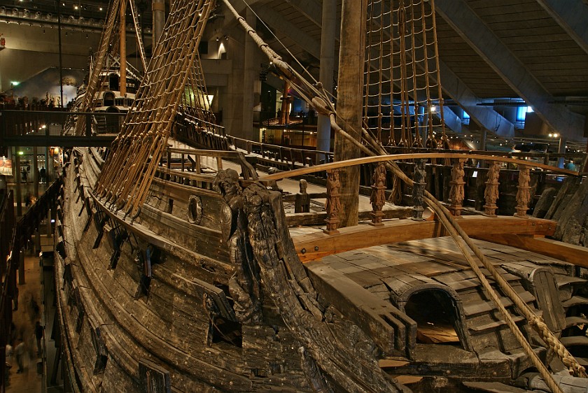Vasa Museum. Front Deck. Stockholm. .