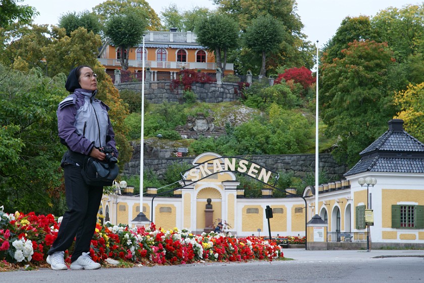 Skansen. Entry. Stockholm. .