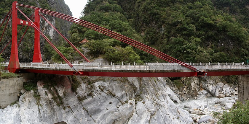 Taroko National Park. Cimu Bridge. Taroko National Park. .