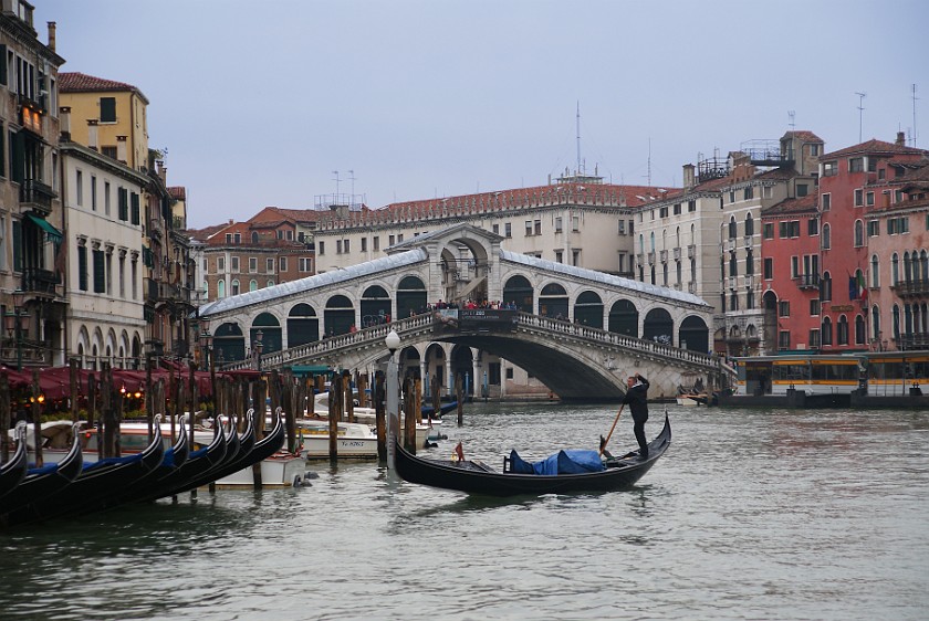 Grand Channel of Venice. Ponte di Rialto. Venice. .