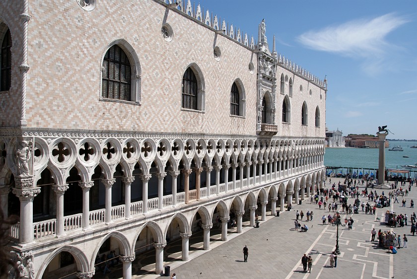 Saint Mark's Square. Doges' Palace. Venice. .