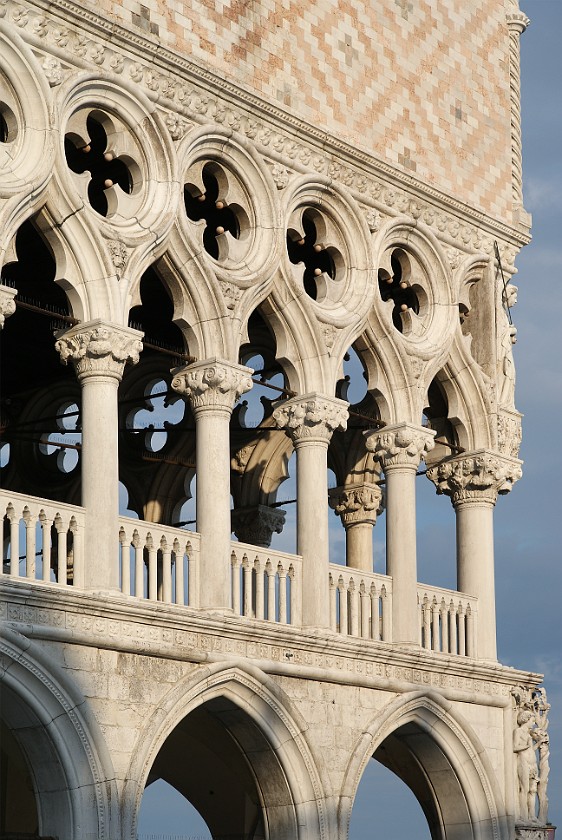 Saint Mark's Square. Doges' Palace. Venice. .