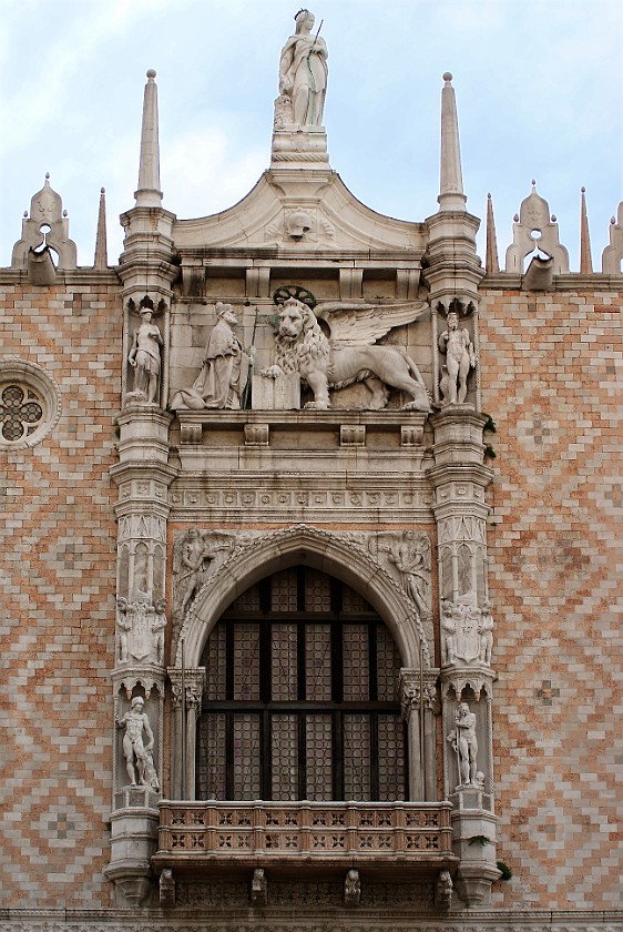 Saint Mark's Square. Doges' Palace. Venice. .