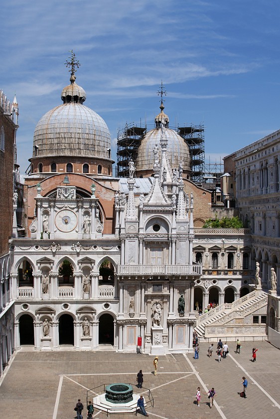 Doges' Palace. Inner Courtyard. Venice. .
