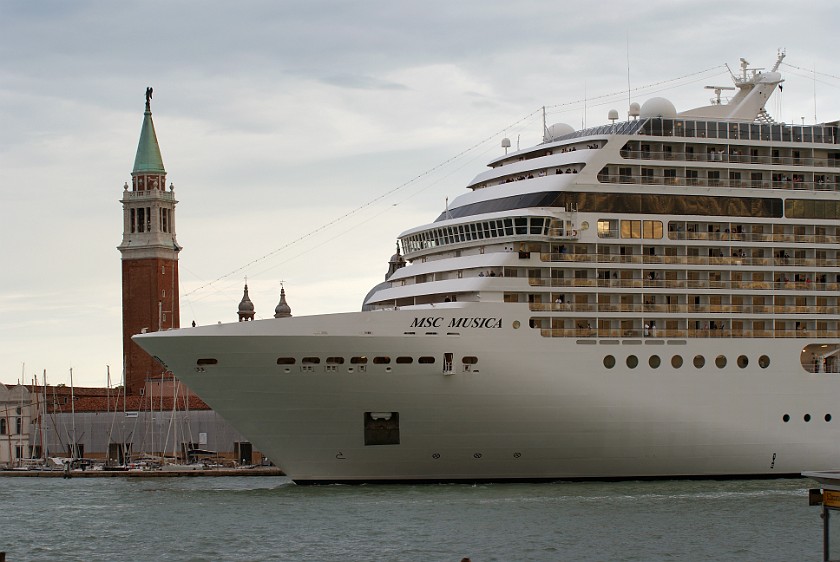Saint Mark's Square. Cruise Ship. Venice. .