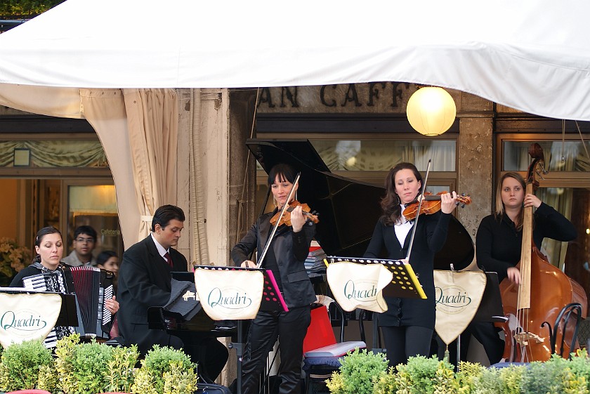 Saint Mark's Square. Musicians. Venice. .
