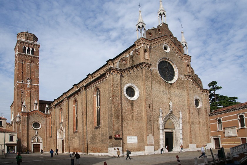 San Polo and San Marco. San Maria Gloriosa dei Frari. Venice. .